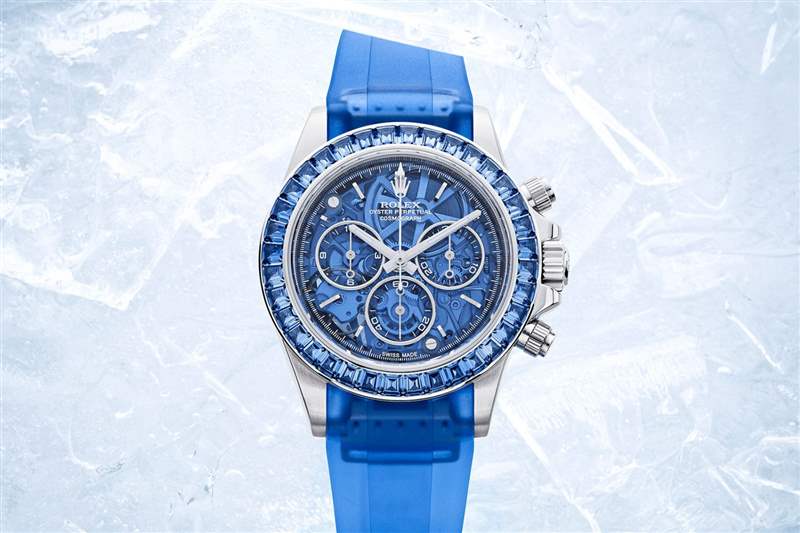 Artisans de Genève 宣布推出令人驚艷的全新藍寶石勞力士迪通拿“Arolla”-復刻表