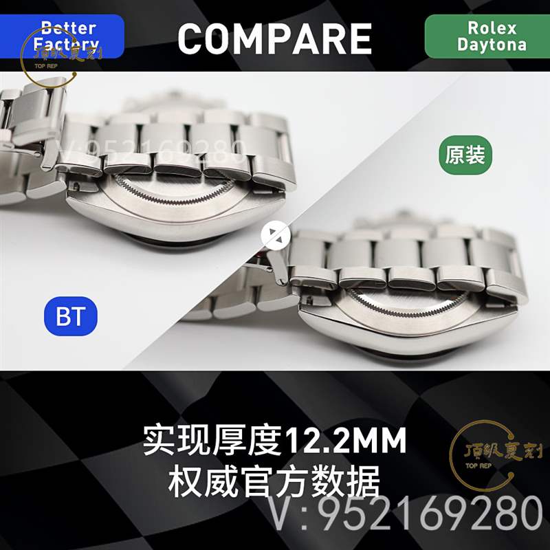 BT廠勞力士4130機(jī)芯迪通拿對(duì)比正品怎么樣,還值得買(mǎi)嗎-復(fù)刻表