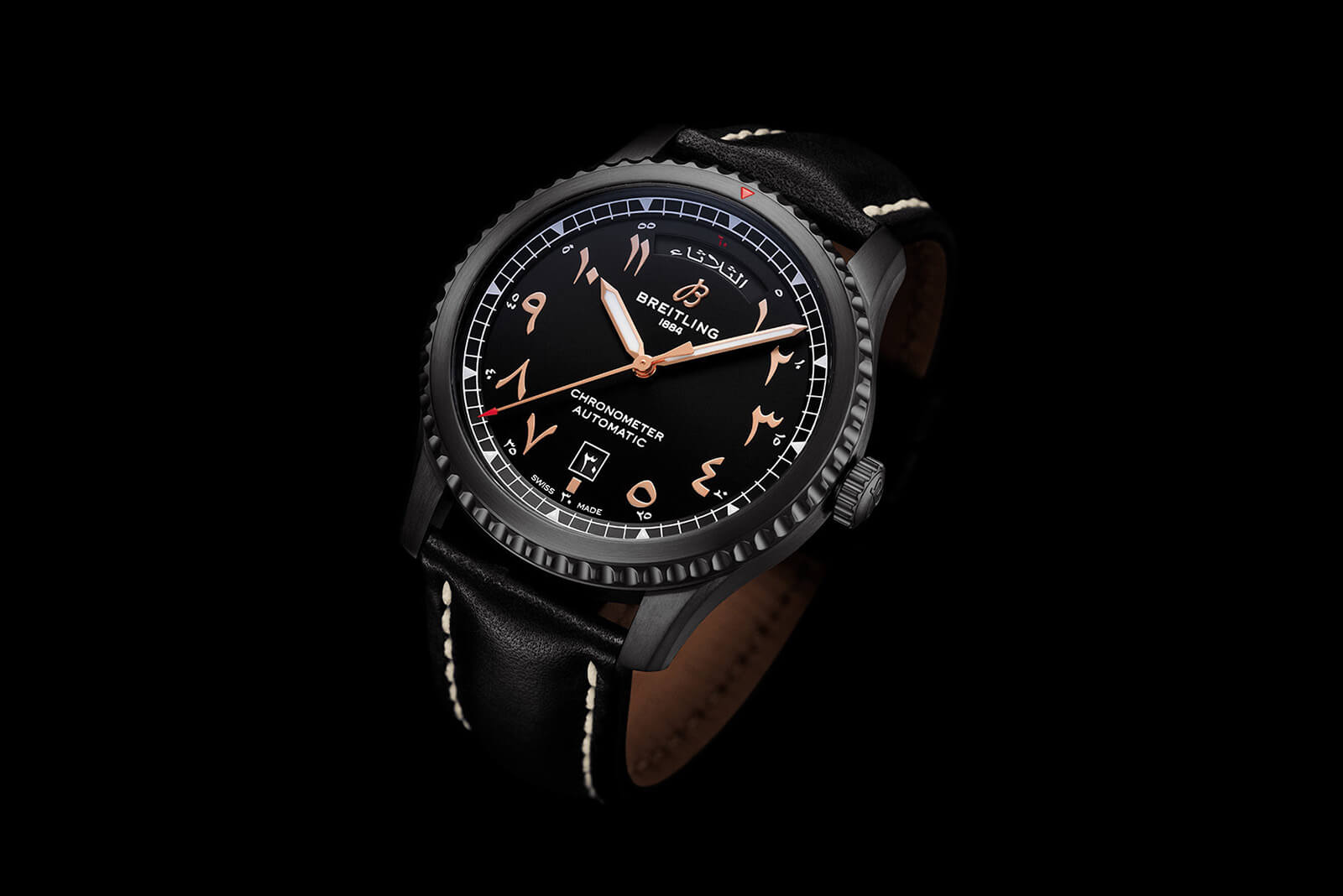 百年靈 Aviator 8 Day & Date 41 阿提哈德航空限量版腕表-復刻表