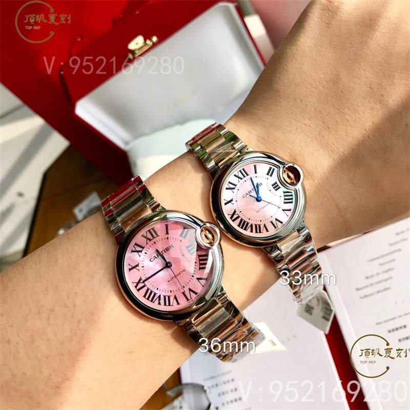原單卡地亞藍(lán)氣球33mm/36mm女表搭載瑞士2671機(jī)械機(jī)芯-復(fù)刻表