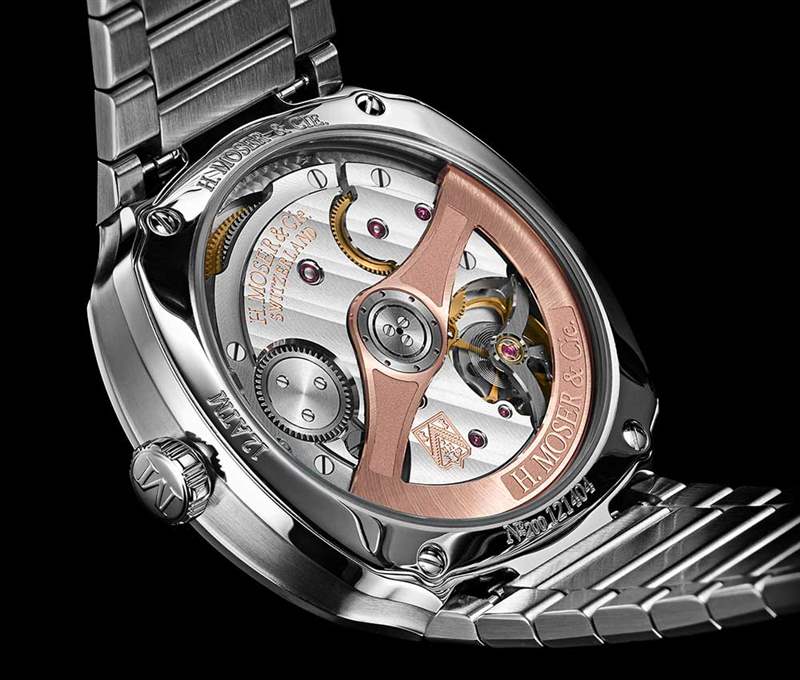 H. MOSER & CIE 流線型中心秒針-復刻表