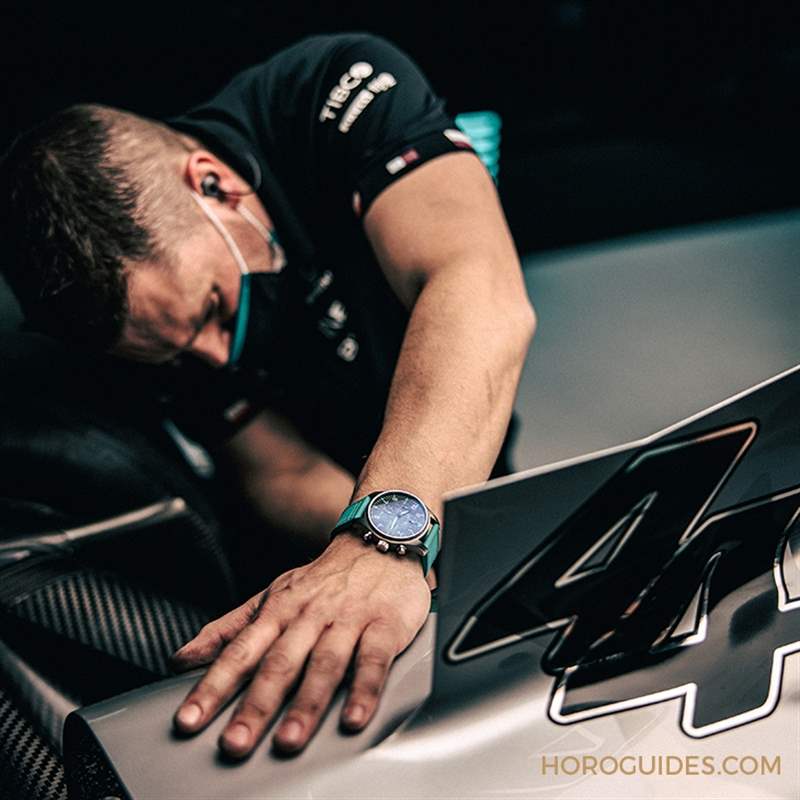 IWC萬國第一款F1車隊官方時計,Mercedes-AMG馬石油綠色亮眼上手-復刻表