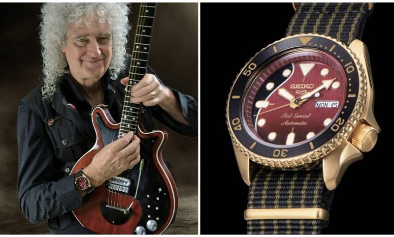 皇后樂迷high起來！SEIKO 5 x 皇后合唱團(tuán)Brian May 聯(lián)名第二彈-復(fù)刻表