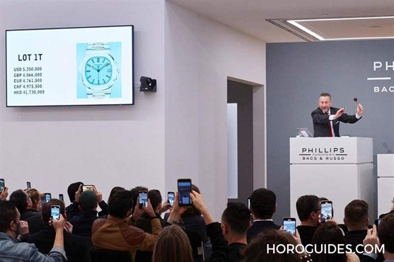 百達(dá)翡麗5711 Tiffany Blue,成交價(jià)臺(tái)幣1億8000萬(wàn)、港幣5000萬(wàn)-復(fù)刻表