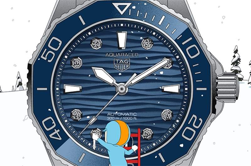 泰格豪雅眾代言人Q萌現(xiàn)身，為圣誕節(jié)挑表選禮獻(xiàn)計(jì)！-復(fù)刻表