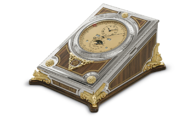 表王再出大招：百達翡麗為ONLY WATCH 2021獻上專利萬年歷座鐘-復刻表