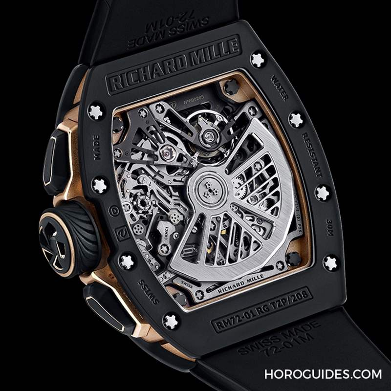 RICHARD MILLE 72-01計(jì)時(shí)碼表，再添黑白陶瓷款-復(fù)刻表