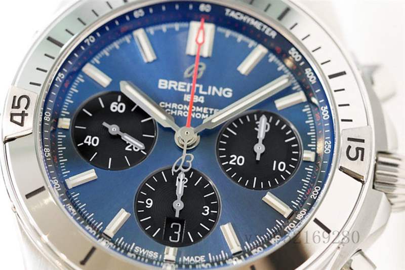 GF廠百年靈大鋼王機械計時藍盤腕表質量怎么樣-復刻表