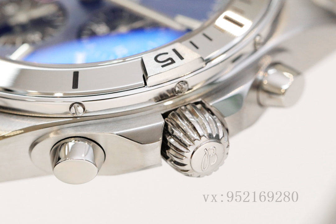 GF廠百年靈大鋼王機械計時藍盤腕表質量怎么樣-復刻表