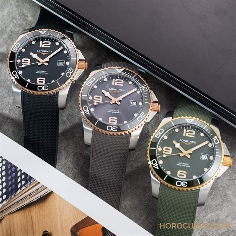 秒變型男的三步驟:浪琴表深海征服者Two-tone雙色款-復(fù)刻表