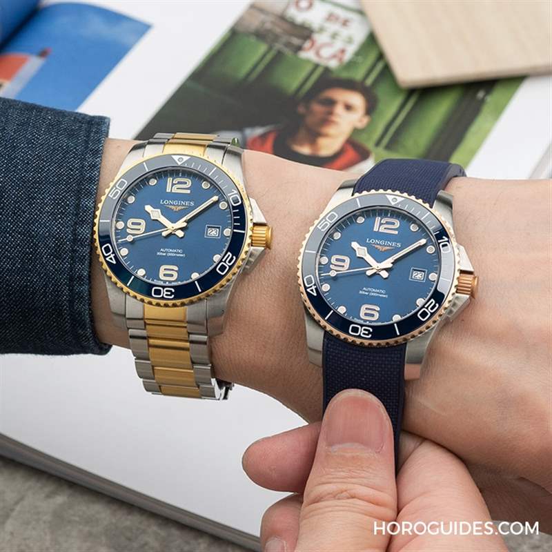 秒變型男的三步驟:浪琴表深海征服者Two-tone雙色款-復(fù)刻表