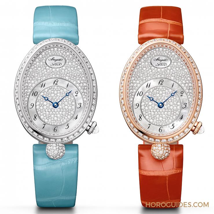 璀璨絕美!以雪花鑲嵌入作|Breguet Reine de Naples 8938仕女鉆表-復刻表