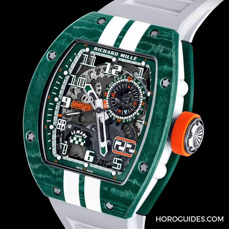 以賽事識別配色入作！第八款Richard Mille RM 029利曼經(jīng)典賽腕表亮相-復(fù)刻表