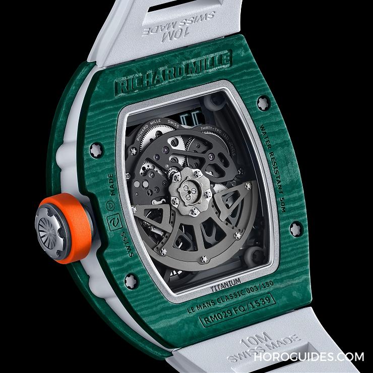 以賽事識別配色入作！第八款Richard Mille RM 029利曼經(jīng)典賽腕表亮相-復(fù)刻表