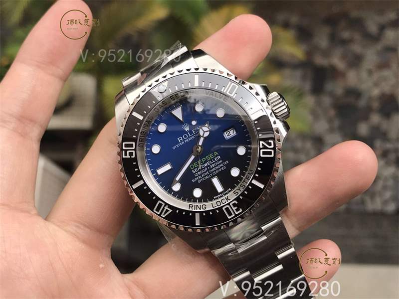 AR廠(chǎng)勞力士漸變藍(lán)鬼王v2版腕表復(fù)刻做工怎么樣對(duì)比n廠(chǎng)漸變鬼王-復(fù)刻表