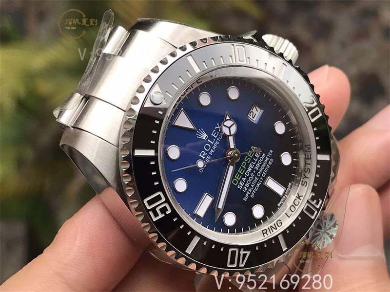 AR廠(chǎng)勞力士漸變藍(lán)鬼王v2版腕表復(fù)刻做工怎么樣對(duì)比n廠(chǎng)漸變鬼王-復(fù)刻表