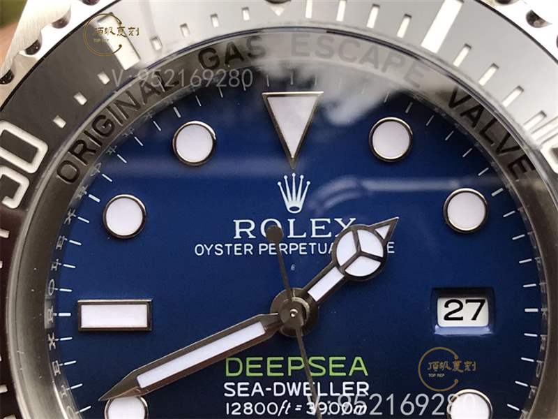 AR廠(chǎng)勞力士漸變藍(lán)鬼王v2版腕表復(fù)刻做工怎么樣對(duì)比n廠(chǎng)漸變鬼王-復(fù)刻表