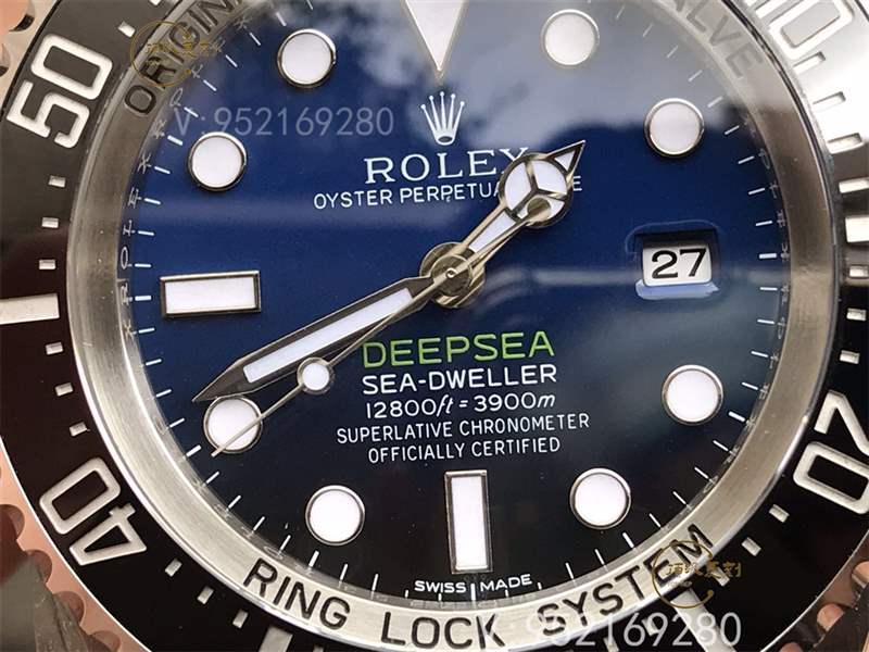 AR廠(chǎng)勞力士漸變藍(lán)鬼王v2版腕表復(fù)刻做工怎么樣對(duì)比n廠(chǎng)漸變鬼王-復(fù)刻表