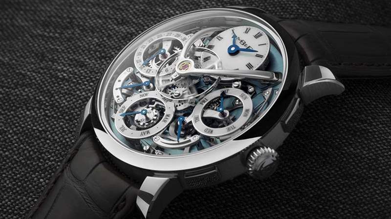 MB&F 傳統(tǒng)機器永久鈀金，當(dāng)藝術(shù)被高舉-復(fù)刻表