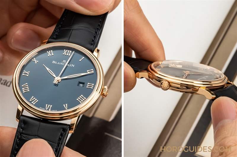 一身斯文下的獨門本事｜寶珀Villeret午夜藍全日歷月相與超薄腕表-復刻表