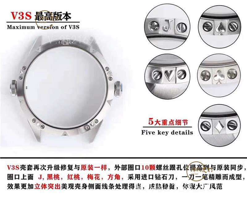 TW廠俄羅斯切金小丑復(fù)刻表對(duì)比正品能超越v9廠俄羅斯小廠嗎-復(fù)刻表