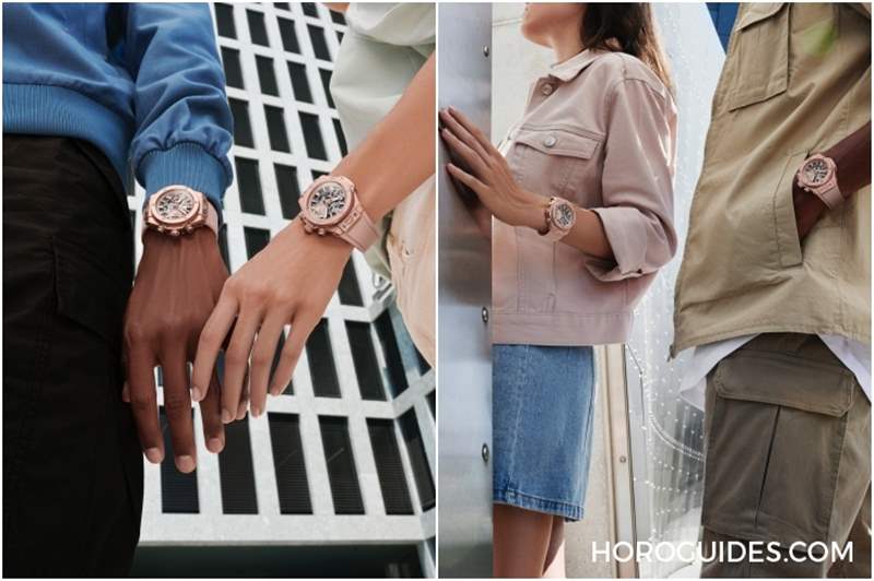 顏色無(wú)性別之分！HUBLOT Big Bang千禧粉腕表為兩性而生-復(fù)刻表