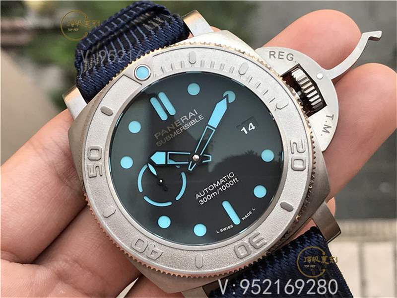 VS廠復(fù)刻沛納海985腕表做工評(píng)測,鈦金屬沛納海985vs廠-復(fù)刻表