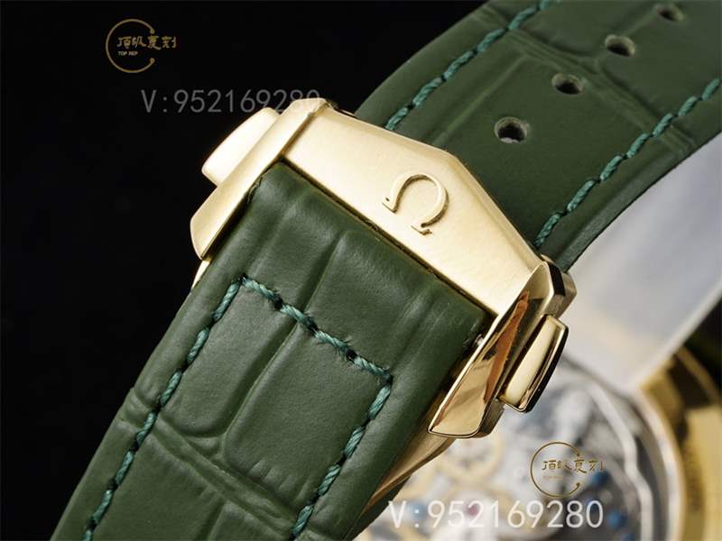 RM廠歐米茄超霸「綠金霸」月球表Moonshine 18K金款復刻做工怎么樣-復刻表