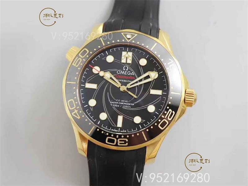 VS廠歐米茄海馬黃金版女王密使007復刻表怎么樣,醉美黃金版邦德-復刻表