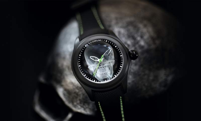 第二代登場,昆侖表Bubble 47 Skull X-Ray 泡泡系列骷髏頭腕表-復刻表