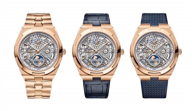 江詩丹頓超薄萬年歷鏤空月相腕表4300V-復(fù)刻表