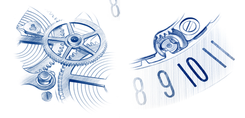 多色彩可選，好搭配又俐落的當代都會飛行表！-復刻表