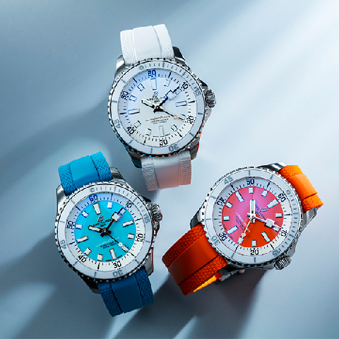 優雅接棒的細膩布局！百年靈Superocean尺寸齊全的繽紛新作-復刻表