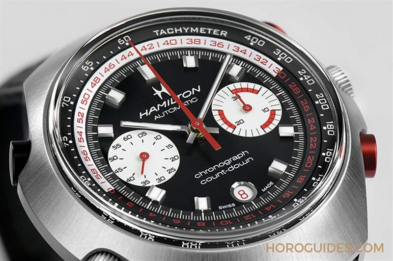 復(fù)刻1970年代競(jìng)速經(jīng)典|HAMILTON Chrono-Matic 50-復(fù)刻表