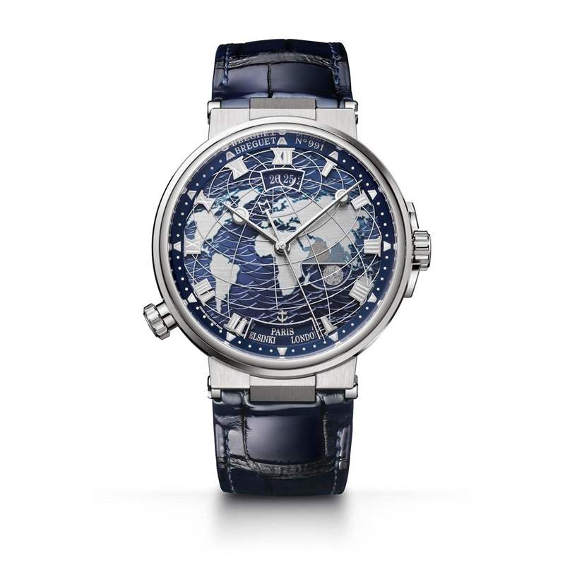 兩地時間切換自如!寶璣Marine Hora Mundi 5557-復刻表