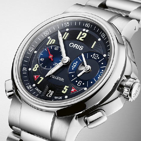 實用功能的驚喜復刻!ORIS H?lstein限量款重現Full Steel Worldtimer-復刻表