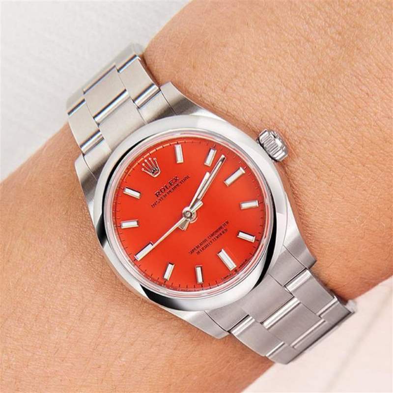 Rolex OP手表珊瑚紅表面爆冷暴升63% 同期漲幅超越Tiffany Blue-復(fù)刻表