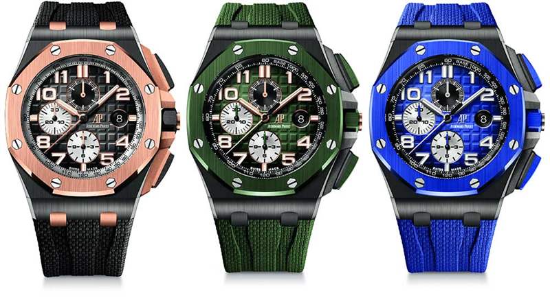 愛彼ap皇家橡樹離岸煙熏表盤，男士們的顏色-復刻表