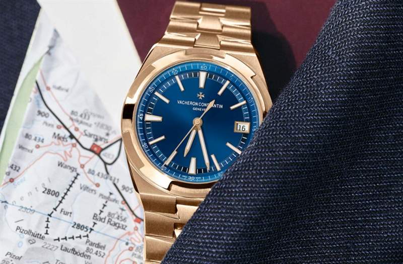 江詩丹頓2020新作！ Vacheron Constantin Overseas自動(dòng)上鏈腕表帶來典雅粉紅金X藍(lán)面設(shè)定