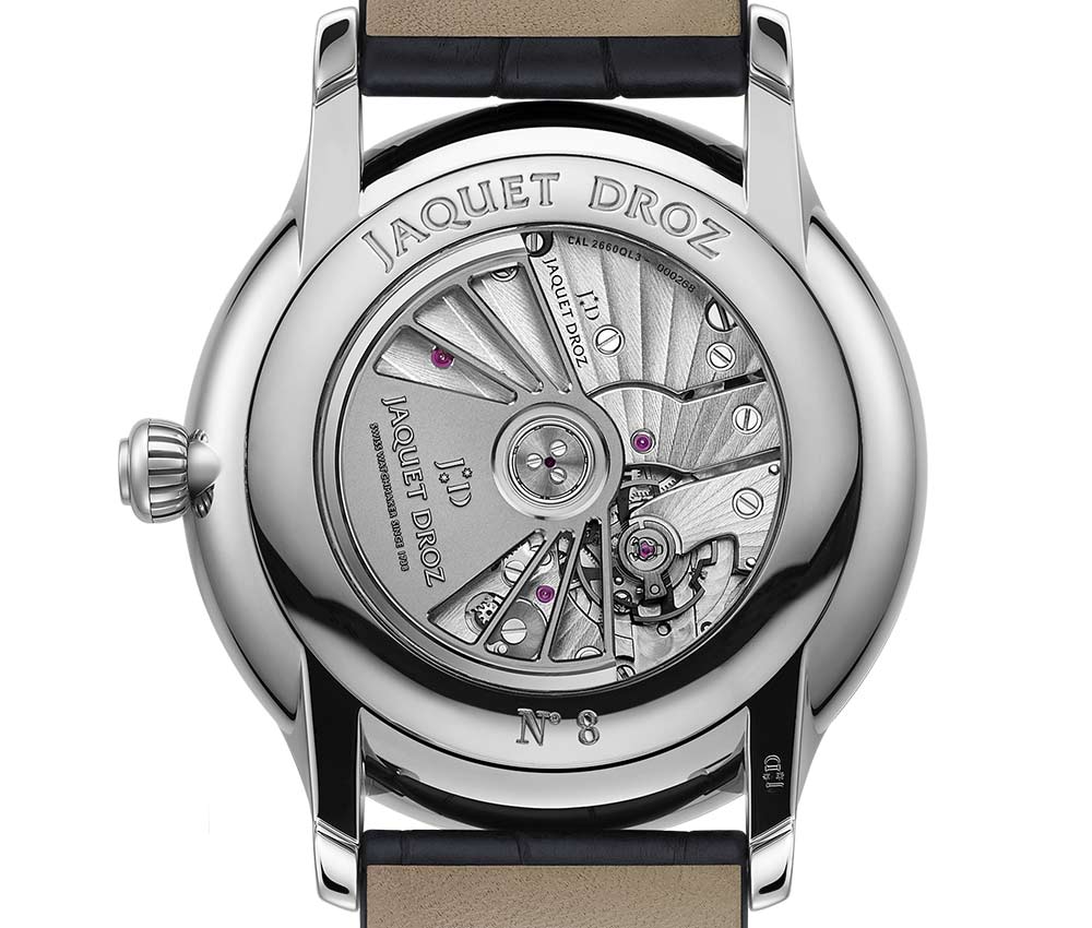 雅克德羅大秒月無煙煤，材質(zhì)效果-復刻表