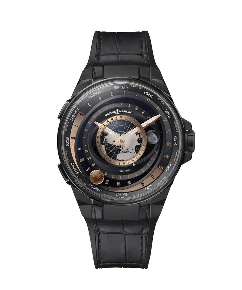 從上帝視角看天文奧秘!雅典表Blast月之狂想世界時區(qū)腕表-復刻表