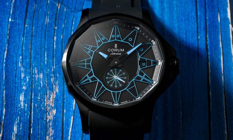 黑潮涌現(xiàn)，五色齊發(fā)｜Corum Admiral 42 Automatic Full Black-復刻表