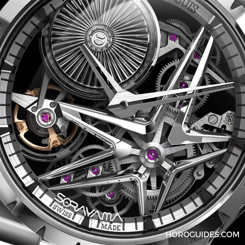 這款自動盤轉起來很迷幻！Roger Dubuis攜手空山基推出Excalibur Sorayama Monobalancier腕表-復刻表