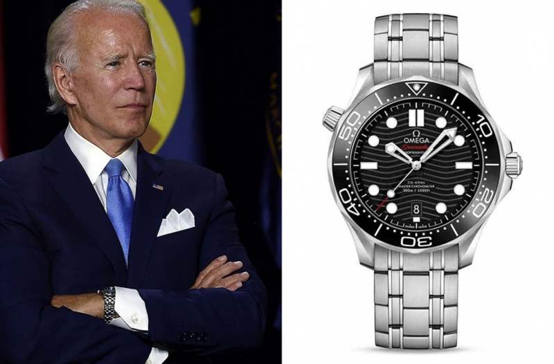拜登:Omega Seamaster Diver 300M 【特朗普vs拜登】美國總統候選人腕上會戴什么表?-復刻表