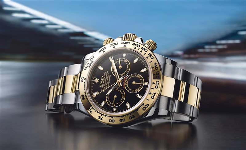 Rolex Yacht-Master彩虹圈手表表殼鑲上彩色寶石、鉆石低調奢華-復刻表