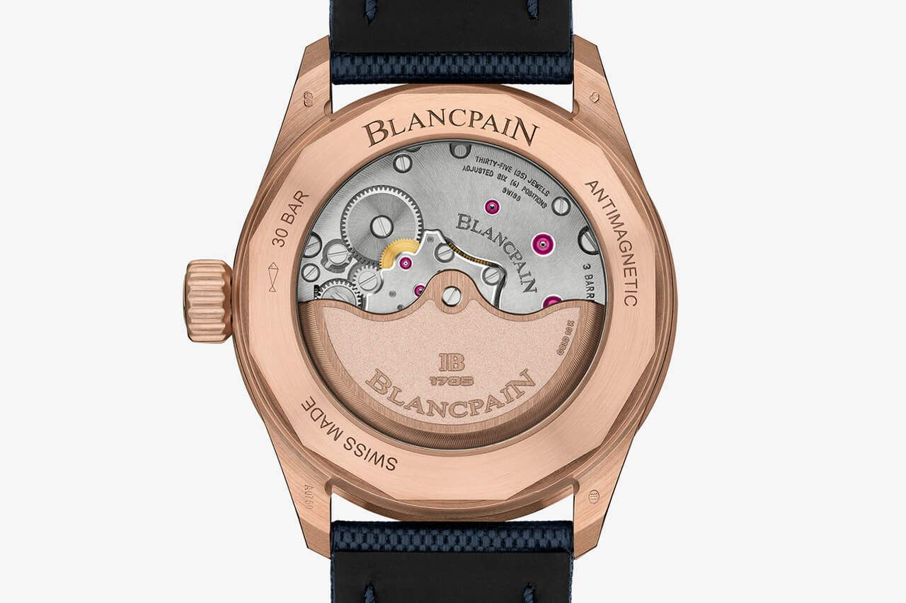 寶珀5000Sedna Gold五十噚深海潛水艇-復刻表