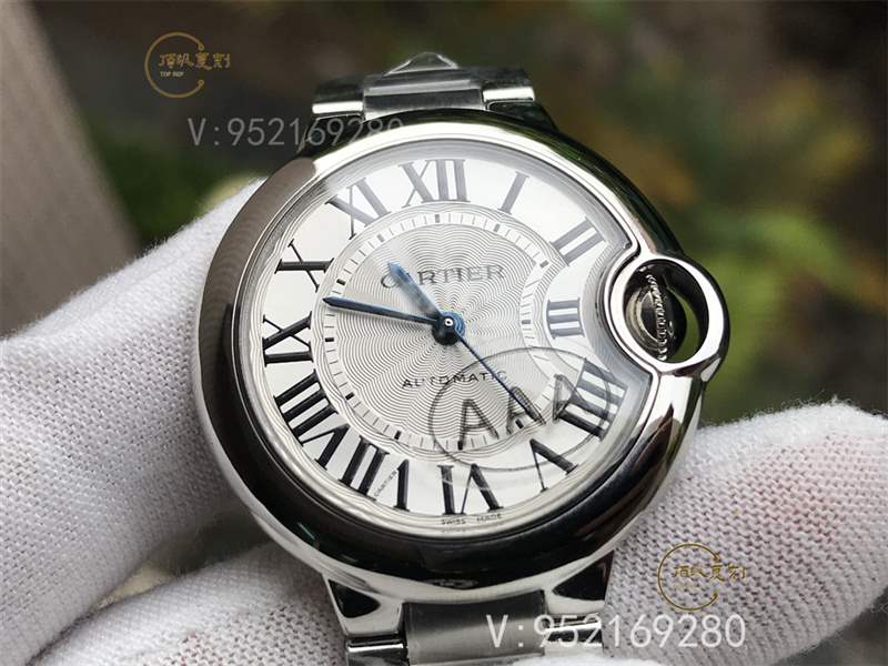 V6廠藍氣球-V6廠卡地亞藍氣球33mm機械女表復(fù)刻做工怎么樣-復(fù)刻表