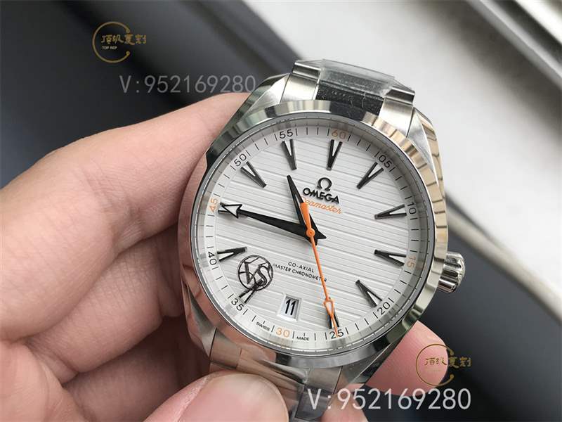 VS廠歐米茄海馬150柚木白盤橙針復刻表做工怎么樣-220.10.41.21.02.001-復刻表