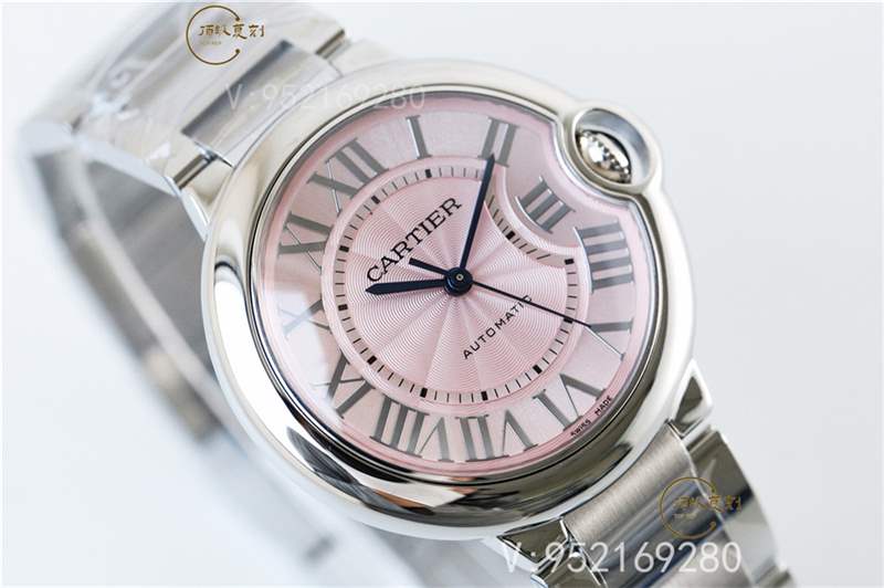 V6廠(chǎng)粉氣球-V6廠(chǎng)卡地亞33mm藍(lán)氣球粉盤(pán)W6920100做工怎么樣-復(fù)刻表