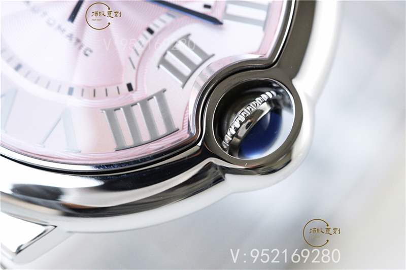 V6廠(chǎng)粉氣球-V6廠(chǎng)卡地亞33mm藍(lán)氣球粉盤(pán)W6920100做工怎么樣-復(fù)刻表